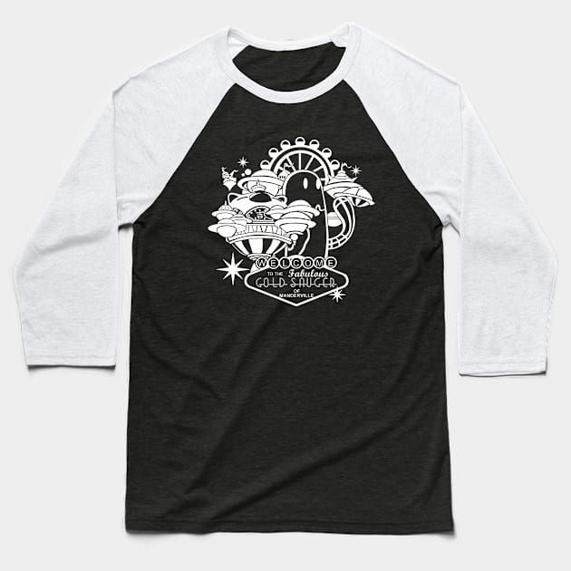 Final Fantasy XIV Manderville Gold Saucer Baseball T-Shirt by Limit Break Merch